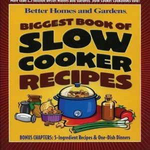 Biggest Book of Slow Cooker Recipes [Better Homes & Gardens] Shipping Di…